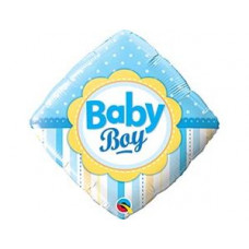 П 18" РОМБ BABY BOY Горошек, 1202-1937