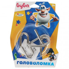 Головоломка мет. БУБА блист.13,4*10,2*4см ИГРАЕМ ВМЕСТЕ в кор.2*240шт